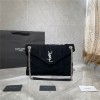 [SAINT LAURENT-생로랑] 미듐 루루 푸퍼 숄더백