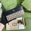 [GUCCI-구찌] GG 마몽 지퍼 장지갑