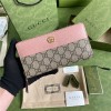 [GUCCI-구찌] GG 마몽 지퍼 장지갑