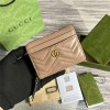 [GUCCI-구찌] GG 마몽 마트라셰 지퍼 카드지갑