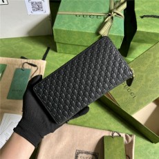 [GUCCI-구찌] 마이크로시마 지퍼 장지갑