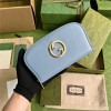 [GUCCI-구찌] 블론디 지퍼 장지갑