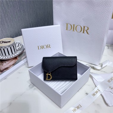[DIOR-디올] 새들 플랩 카드지갑