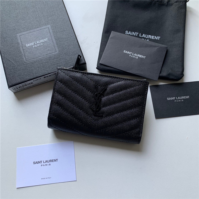 [SAINT LAURENT-생로랑] 투파트 지퍼 중지갑