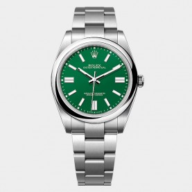 [ROLEX-롤렉스] oyster -오이스터 퍼페츄얼 41MM 그린