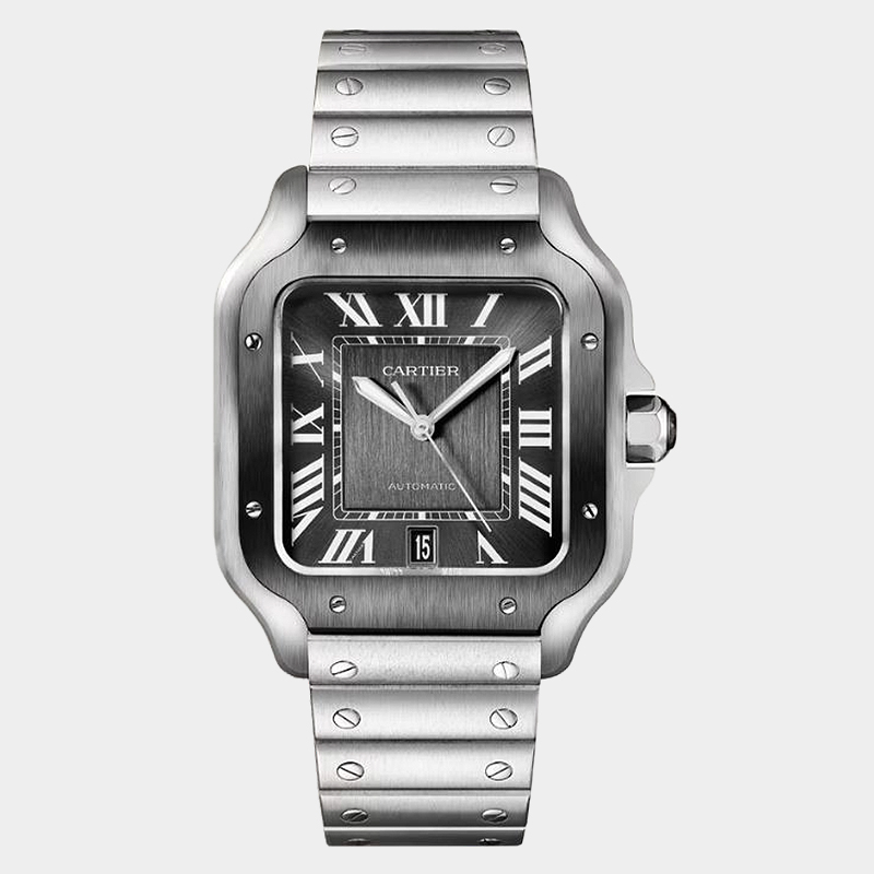 [CARTIER-까르띠에] santos -산토스 블랙 다이얼 39.8MM