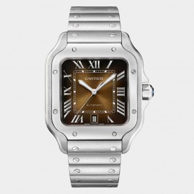 [CARTIER-까르띠에] santos -산토스 그라데이션 브라운 다이얼 39.8MM