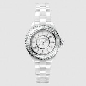 [CHANEL-샤넬] [j12] 바게트 다이아몬드 베젤 워치 칼리버 33MM 오토매틱
