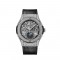 [HUBLOT-위블로] 에어로퓨전 문페이즈 티타늄 42mm 사파이어 다이얼 오토매틱 블랙 가죽 스트랩 시계