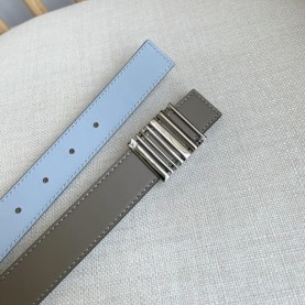 [LOEWE-로에베]  클래식 소가죽 기하학 벨트