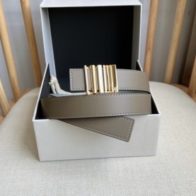 [LOEWE-로에베]  클래식 소가죽 기하학 벨트