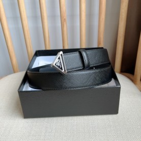 [PRADA-프라다] 사피아노 가죽벨트