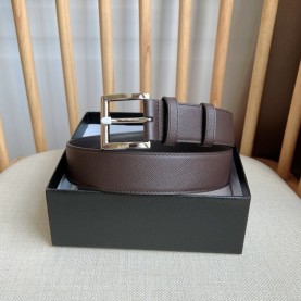 [PRADA-프라다] 사피아노 가죽 벨트