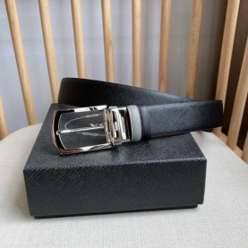 [PRADA-프라다] 리버서블 사피아노 가죽벨트