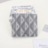 [DIOR-디올] 그레이 CD Diamond 프린팅 코팅 코튼 캔버스 반지갑