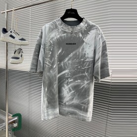 발렌시아가 Balenciaga 남성 라운드 반팔