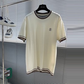브루넬로쿠치넬리 Brunello Cucinelli 남성 니트 반팔