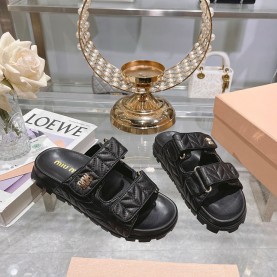 미우미우 MIUMIU 여성 슬리퍼