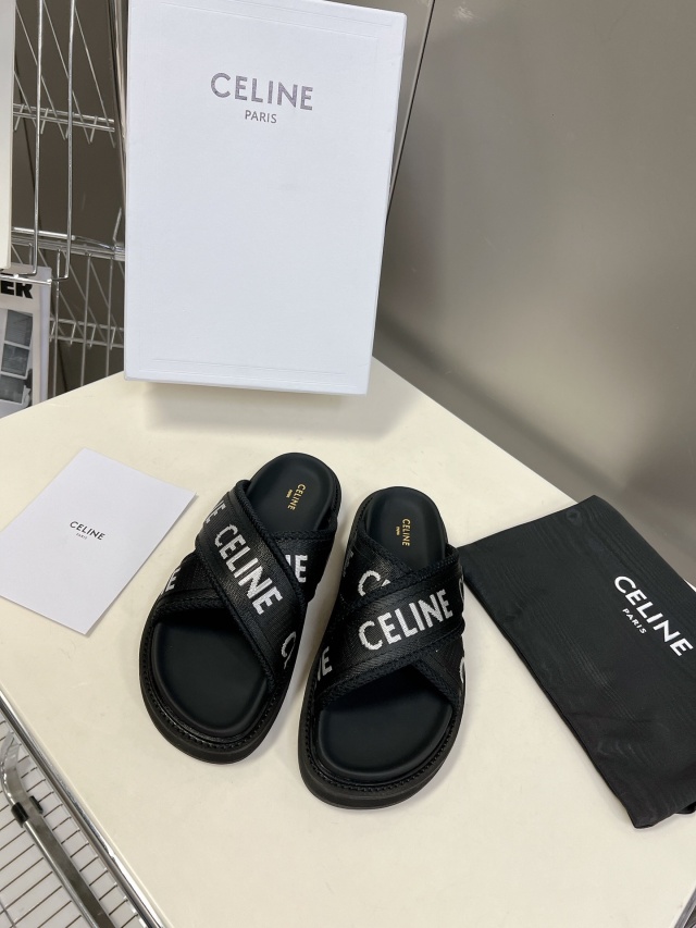 셀린느 CELINE 여성 슬라이드 뮬