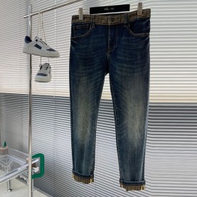 펜디 FENDI 남성 데님 팬츠