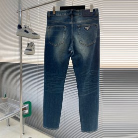 프라다 PRADA 남성 데님 팬츠