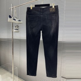 펜디 FENDI 남성 데님 팬츠