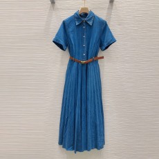 미우미우 MIUMIU 여성 데님 원피스