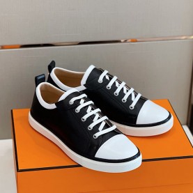 에르메스 HERMES 남성 캔버스 스니커즈
