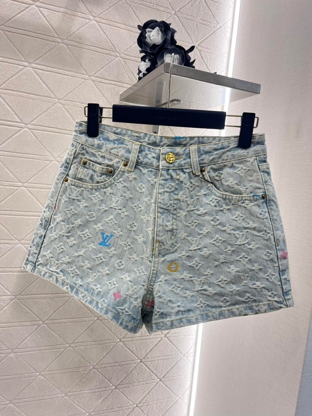 루이비통 LV 여성 데님 팬츠