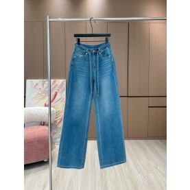 로에베 LOEWE 여성 데님 팬츠