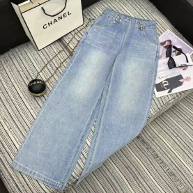 샤넬 CHANEL 여성 데님 팬츠