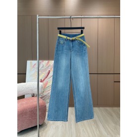 로에베 LOEWE 여성 데님 팬츠