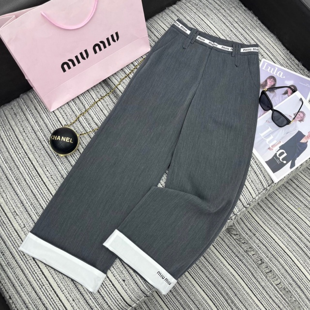미우미우 MIUMIU 여성 팬츠