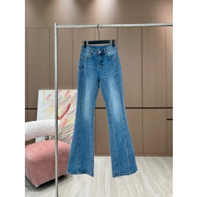로에베 LOEWE 여성 데님 팬츠