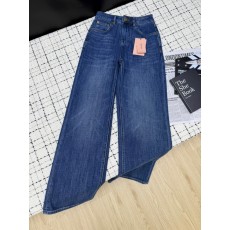 미우미우 MIUMIU 여성 데님 팬츠