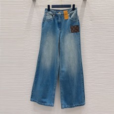 루이비통 LV 여성 데님 팬츠