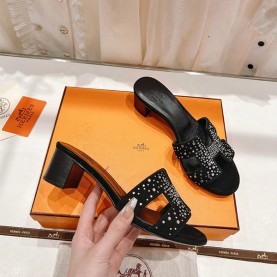 에르메스 HERMES 여성 오아이스 슬리퍼