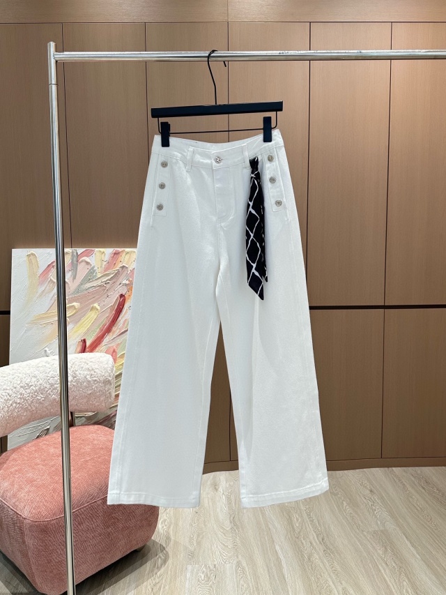 샤넬 CHANEL 여성 데님 팬츠