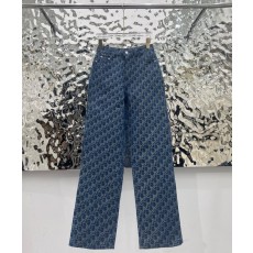디올 DIOR 여성 데님 팬츠