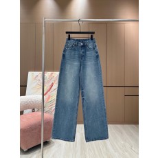로에베 LOEWE 여성 데님 팬츠