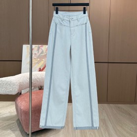프라다 PRADA 여성 데님 팬츠