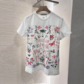 디올 DIOR 여성 라운드 반팔