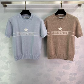 디올 DIOR 여성 니트 반팔