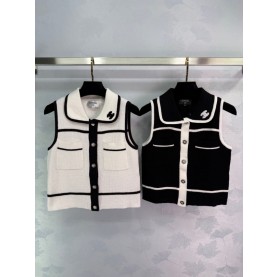 샤넬 CHANEL 여성 니트 반팔