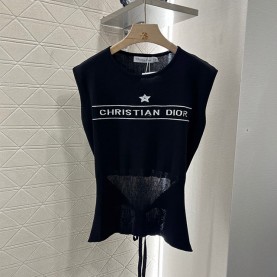 디올 DIOR 여성 니트 반팔