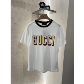 구찌 GUCCI 여성 라운드 반팔