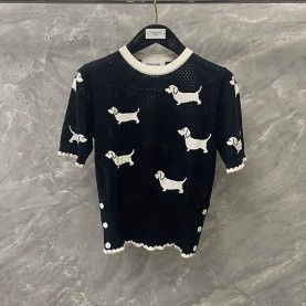 톰브라운 THOMBROWNE 여성 니트 반팔