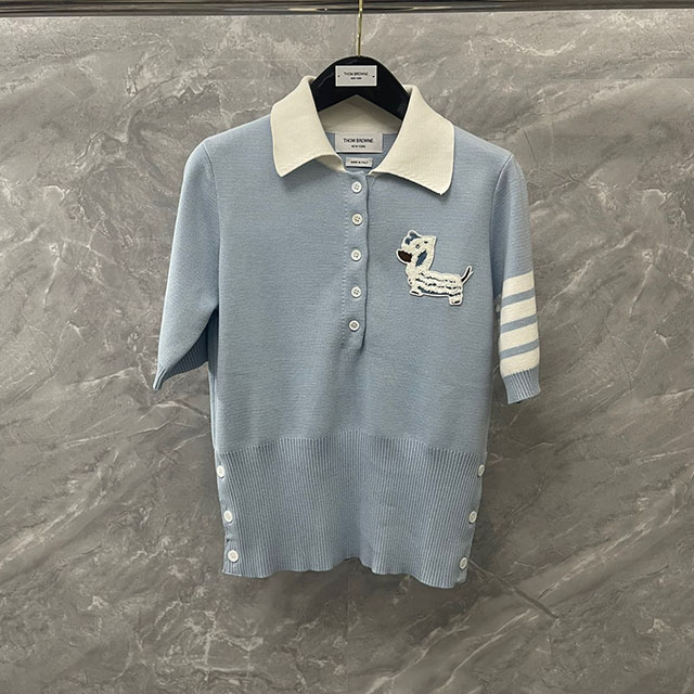 톰브라운 THOMBROWNE 여성 폴로 반팔