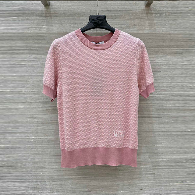 펜디 FENDI 여성 니트 반팔