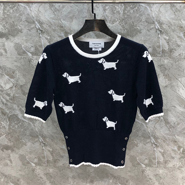 톰브라운 THOMBROWNE 여성 니트 반팔